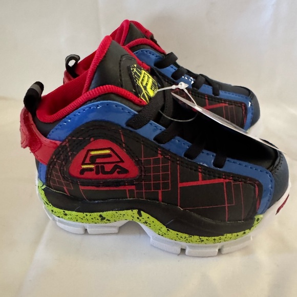 FILA grant hill 2 Infant Toddler Sneakers Tennis shoes New in box Size 7 - Picture 2 of 6